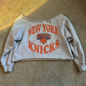 Custom cut knicks crew neck